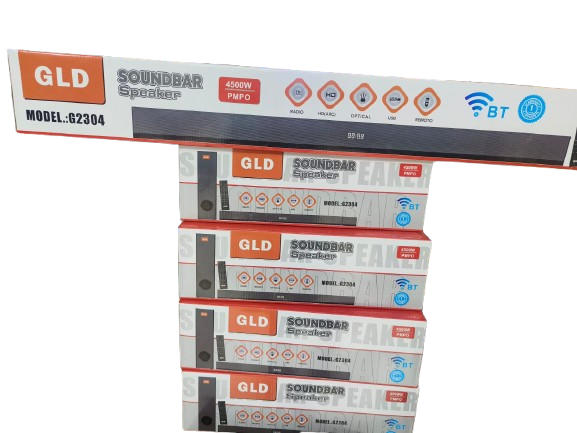 GLD G2304 Soundbar Speaker System with Subwoofer - 120W - Bluetooth 5.0